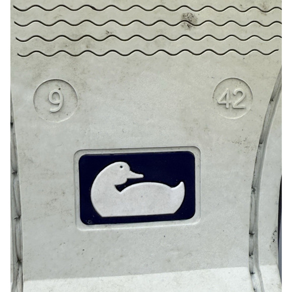 Dooney & Bourke Men's Boat Shoe's Size 9 Navy Leather Deck Moc Toe Portugal - Picture 13 of 13